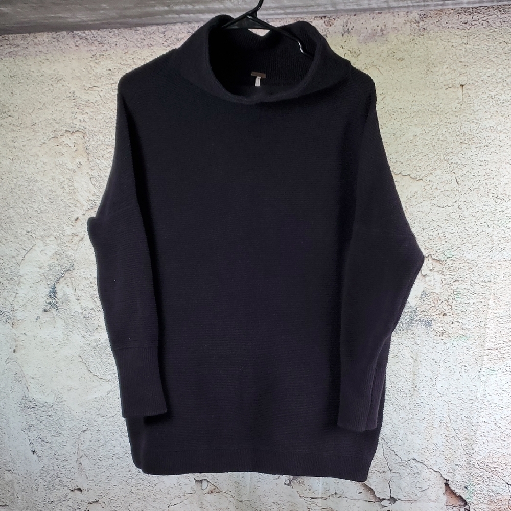 Free People Midnight Ribbed Sweater